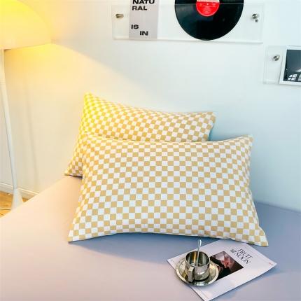 91家纺网 家纺一手货源 找家纺 总 798 2022新款全棉水洗棉单品枕套48*74cm/对