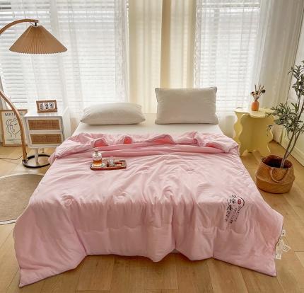 91家纺网 家纺一手货源 找家纺 （总）易展家居 2025新款原棉亲肤棉夏被