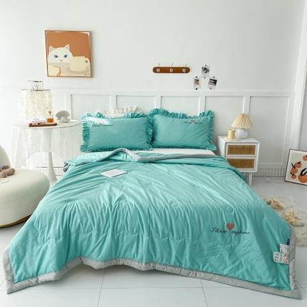 91家纺网 家纺一手货源 找家纺 （总）易展家居 2023新款亲肤磨毛压花抗菌除螨大豆被