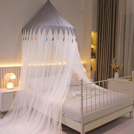 91家纺网 家纺一手货源 找家纺 （总）雪姿家纺 2023新款半圆吊顶蚊帐-星辰