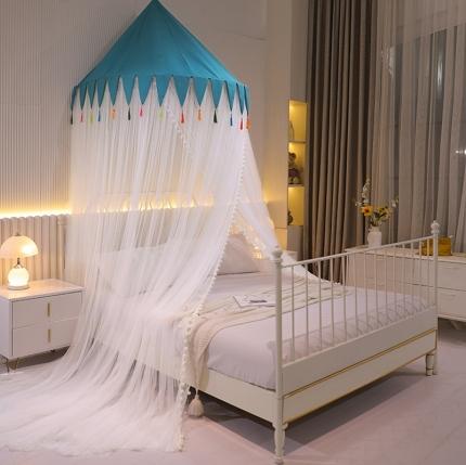 91家纺网 家纺一手货源 找家纺 （总）雪姿家纺 2023新款半圆吊顶蚊帐-星辰