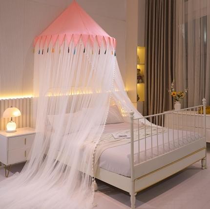 91家纺网 家纺一手货源 找家纺 （总）雪姿家纺 2023新款半圆吊顶蚊帐-星辰