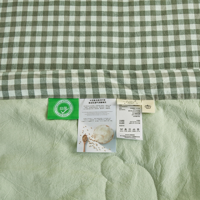 91家纺网 家纺一手货源 找家纺 荷马之梦 童梦系列—儿童A类全棉色织水洗棉绣花夏被 萌萌恐龙