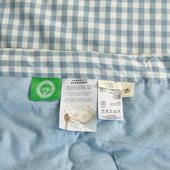 91家纺网 家纺一手货源 找家纺 荷马之梦 童梦系列—儿童A类全棉色织水洗棉绣花夏被 太空喵