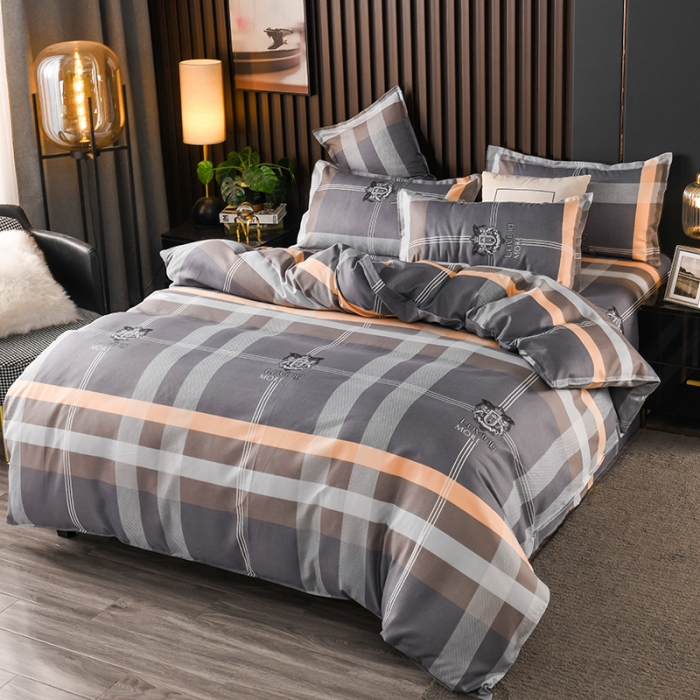 91家纺网 家纺一手货源 找家纺 赫然家纺 新款斜纹磨毛单品被套 巴比伦