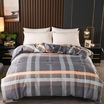 91家纺网 家纺一手货源 找家纺 赫然家纺 新款斜纹磨毛单品被套 巴比伦