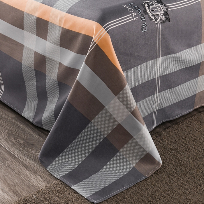 91家纺网 家纺一手货源 找家纺 赫然130g生态长绒棉贡棉植物羊绒加厚斜纹磨毛四件套 巴比伦