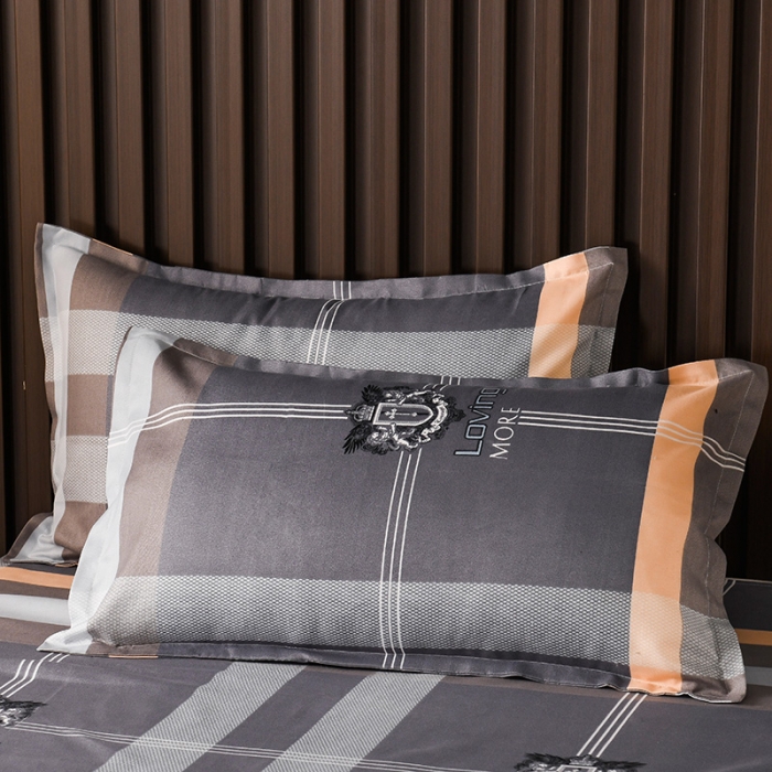 91家纺网 家纺一手货源 找家纺 赫然130g生态长绒棉贡棉植物羊绒加厚斜纹磨毛四件套 巴比伦