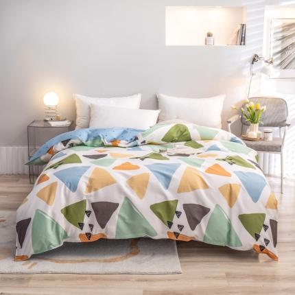 91家纺网 家纺一手货源 找家纺 绵庭 2022新款全棉12868单被套 时间定格