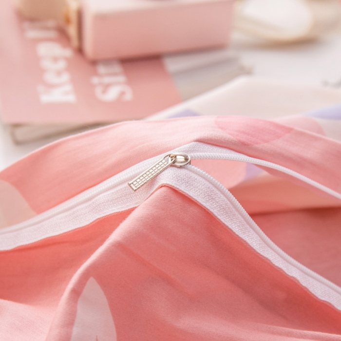 91家纺网 家纺一手货源 找家纺 绵庭 2022新款全棉12868单被套 白桃公主