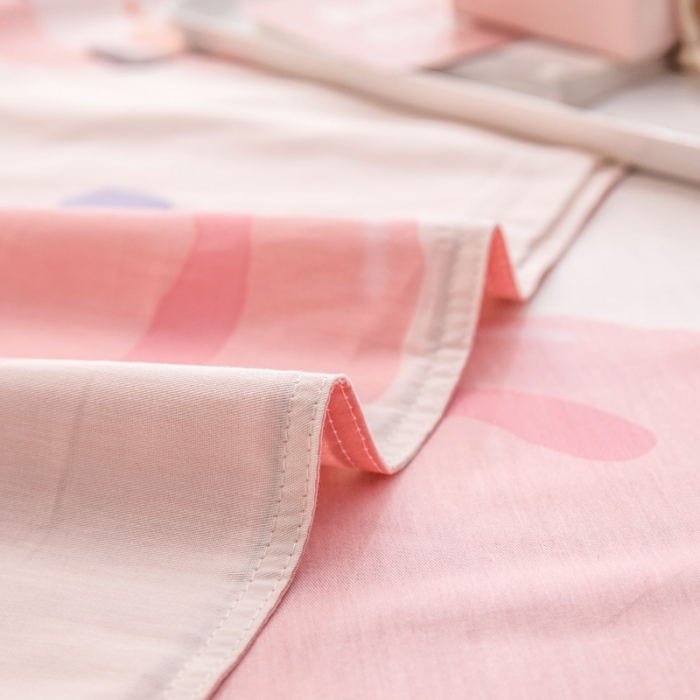 91家纺网 家纺一手货源 找家纺 绵庭 2022新款全棉12868单被套 白桃公主