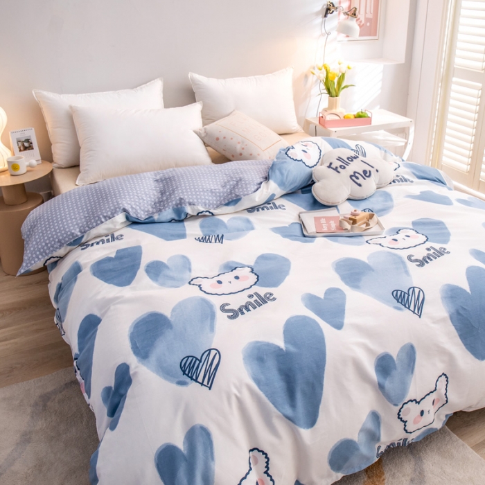 91家纺网 家纺一手货源 找家纺 绵庭 2022新款全棉12868单被套 波波熊