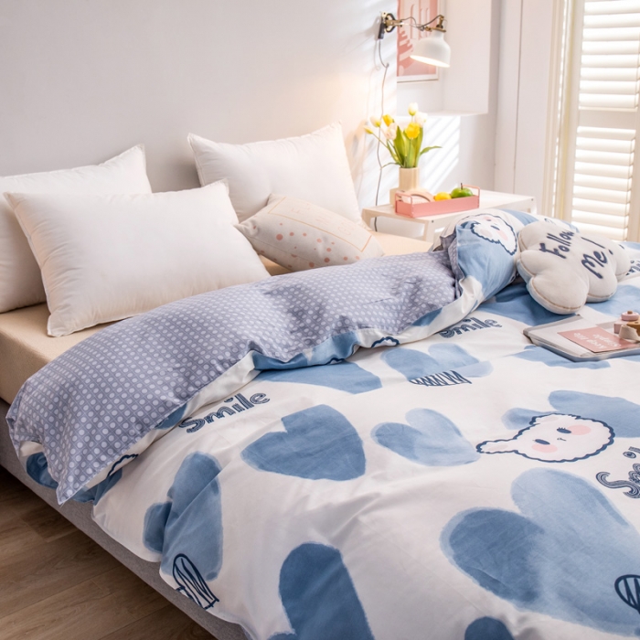 91家纺网 家纺一手货源 找家纺 绵庭 2022新款全棉12868单被套 波波熊