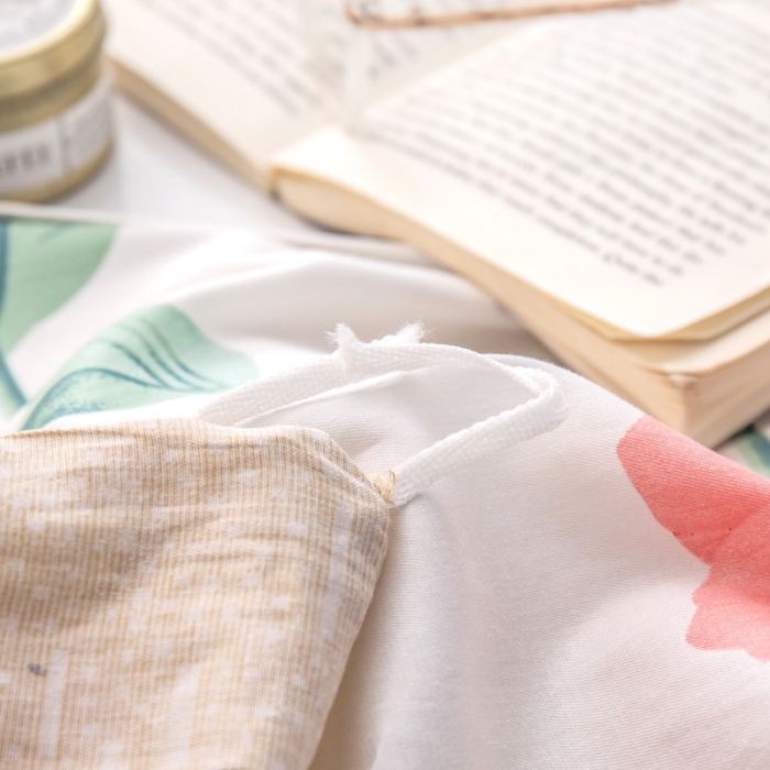 91家纺网 家纺一手货源 找家纺 绵庭 2022新款全棉12868单被套 浪漫之约