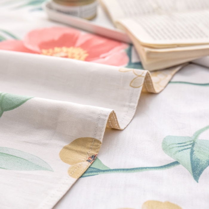 91家纺网 家纺一手货源 找家纺 绵庭 2022新款全棉12868单被套 浪漫之约