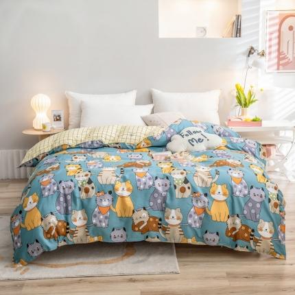 绵庭 2022新款全棉12868单被套 喵达人