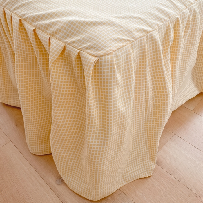 91家纺网 家纺一手货源 找家纺 上尚居 2024新款小清新韩版花边磨毛四件套水洗棉 爱心桃