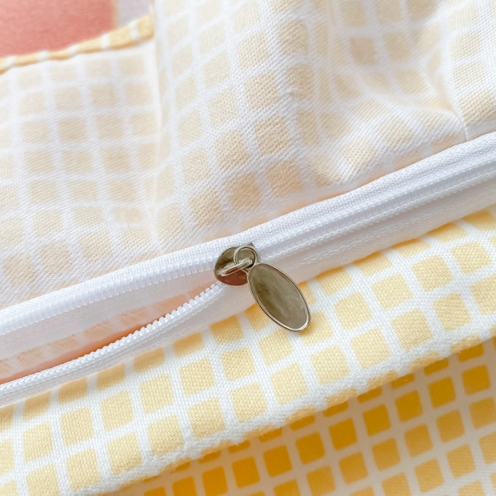 91家纺网 家纺一手货源 找家纺 上尚居 2024新款小清新韩版花边磨毛四件套水洗棉 爱心桃