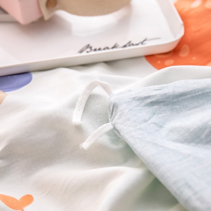 91家纺网 家纺一手货源 找家纺 绵庭 2022新款全棉12868单被套 清新蘑菇