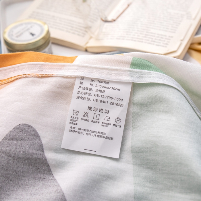 91家纺网 家纺一手货源 找家纺 绵庭 2022新款全棉12868单被套 时间定格