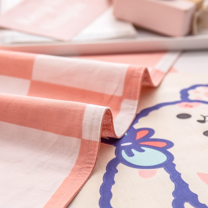 91家纺网 家纺一手货源 找家纺 绵庭 2022新款全棉12868单被套 甜美主义