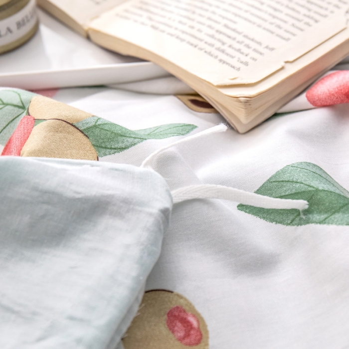 91家纺网 家纺一手货源 找家纺 绵庭 2022新款全棉12868单被套 晓风含露