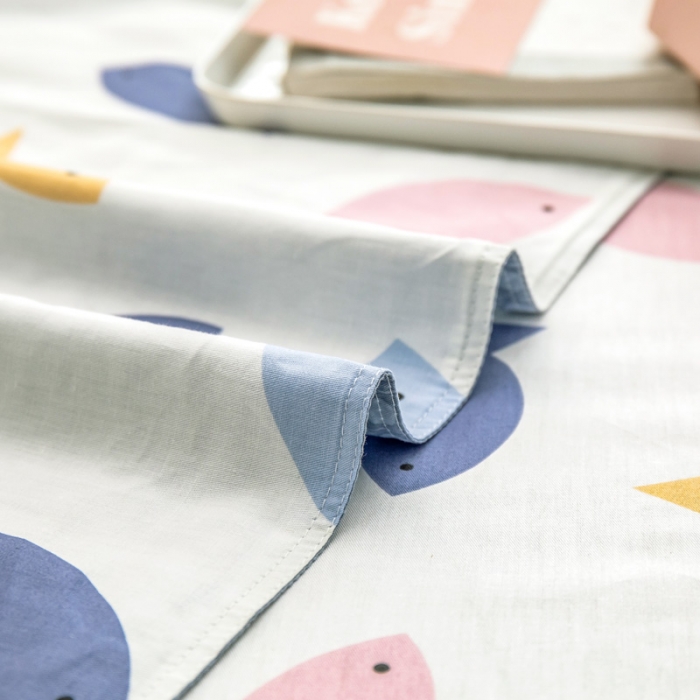 91家纺网 家纺一手货源 找家纺 绵庭 2022新款全棉12868单被套 鱼泡泡