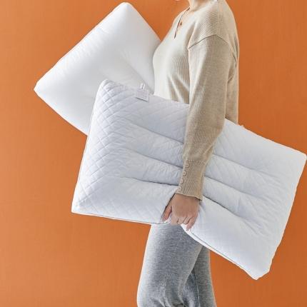 91家纺网 家纺一手货源 找家纺 （总）星芯合家纺 2024新款荞麦羽丝双面枕48*74