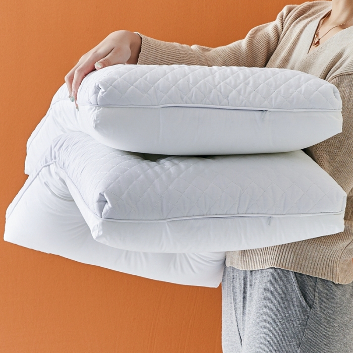 91家纺网 家纺一手货源 找家纺 （总）星芯合家纺 2024新款荞麦羽丝双面枕48*74