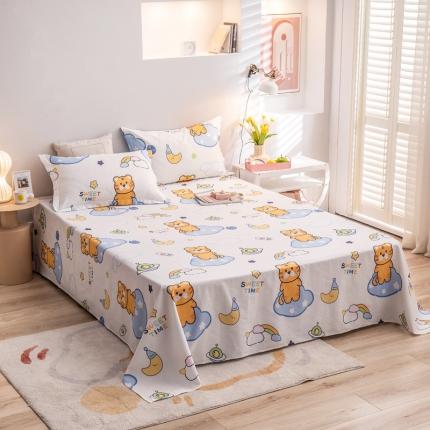 91家纺网 家纺一手货源 找家纺 （总）绵庭 2022新款全棉12868单床单