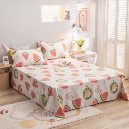 91家纺网 家纺一手货源 找家纺 （总）绵庭 2022新款全棉12868单床单