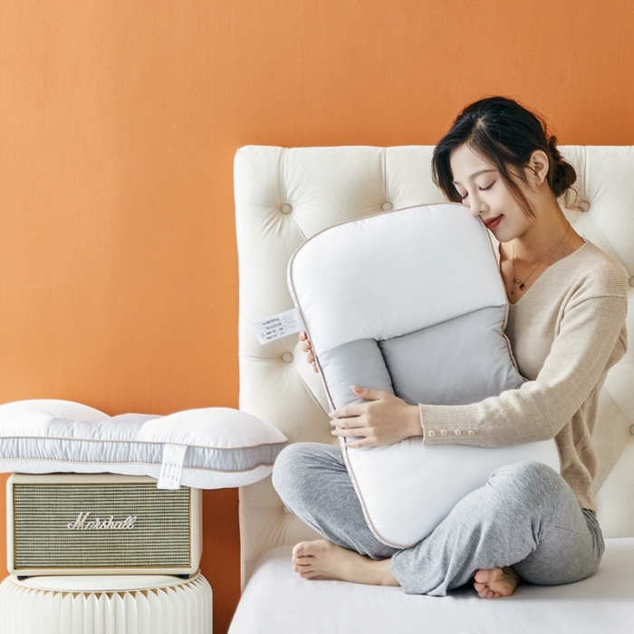 91家纺网 家纺一手货源 找家纺 （总）星芯合家纺 2024新款柔赛丝护颈助眠枕芯