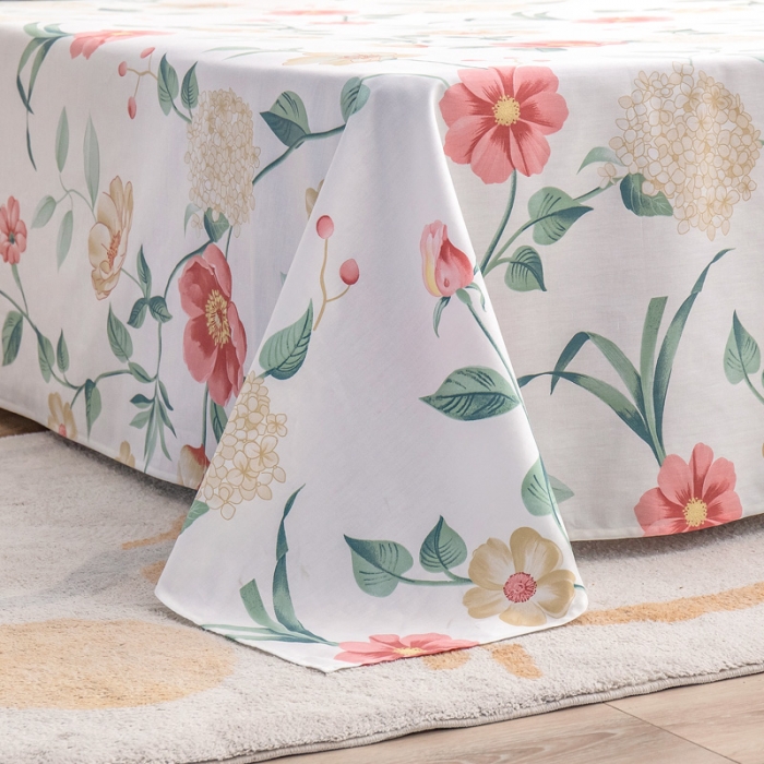 91家纺网 家纺一手货源 找家纺 绵庭 2022新款全棉12868单床单 浪漫之约