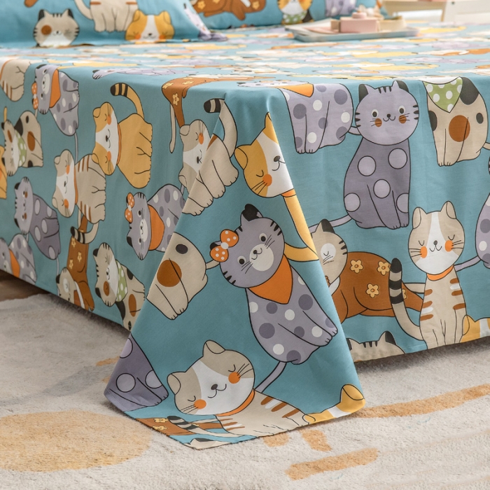 91家纺网 家纺一手货源 找家纺 绵庭 2022新款全棉12868单床单 喵达人