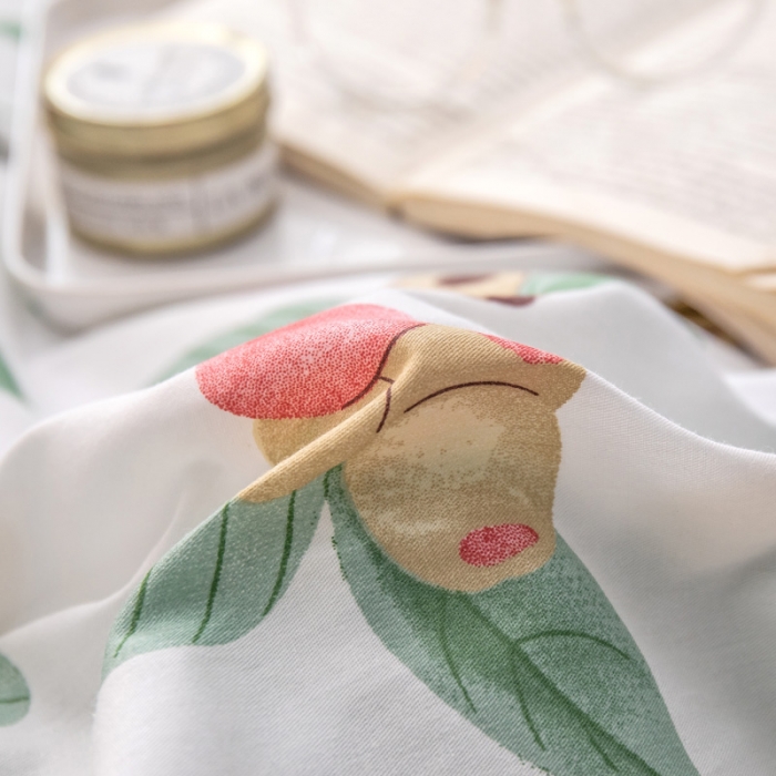 91家纺网 家纺一手货源 找家纺 绵庭 2022新款全棉12868单床单 晓风含露