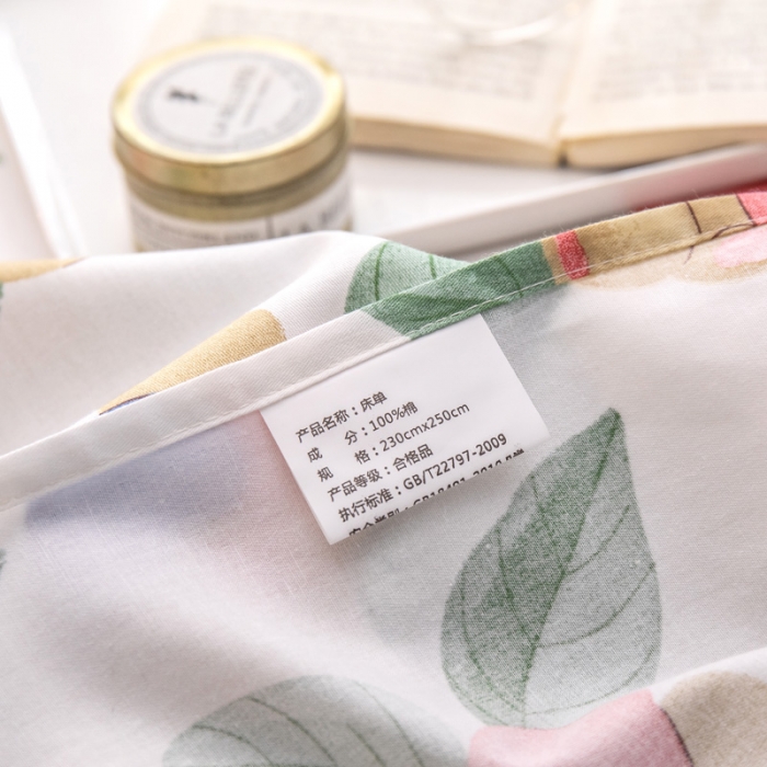 91家纺网 家纺一手货源 找家纺 绵庭 2022新款全棉12868单床单 晓风含露