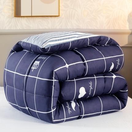 91家纺网 家纺一手货源 找家纺 （总）友承家纺 2025新款水洗棉冬被,蓝大格,海豚湾,爱心小熊,初遇,鲸鱼,慕尼黑,期待,幸运花,baby熊,云朵