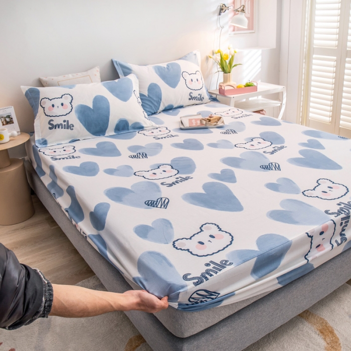 91家纺网 家纺一手货源 找家纺 （总）绵庭 2022新款全棉12868单床笠