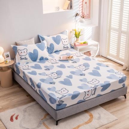 绵庭 2022新款全棉12868单床笠 波波熊