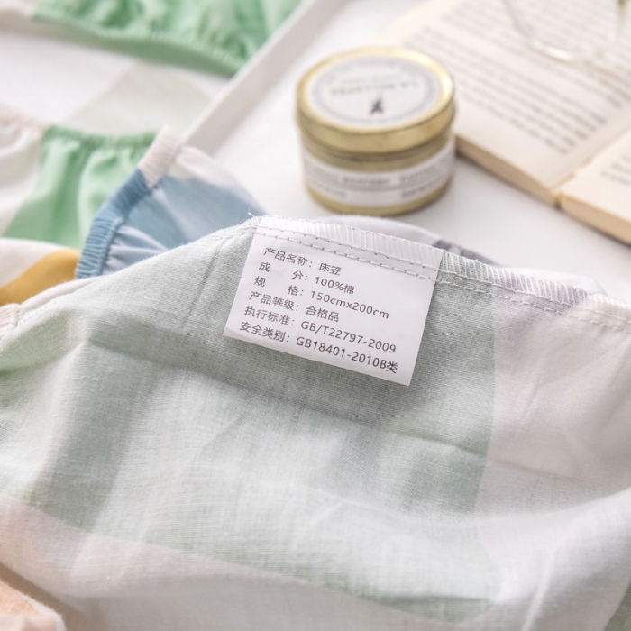 91家纺网 家纺一手货源 找家纺 绵庭 2022新款全棉12868单床笠 时间定格