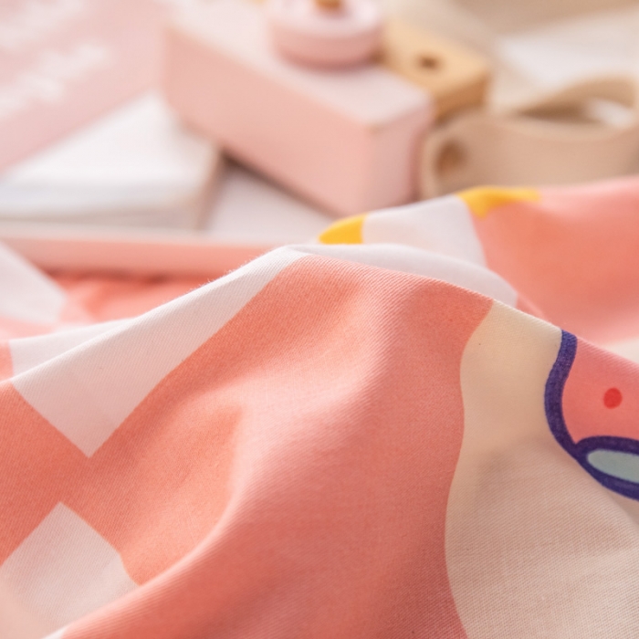 91家纺网 家纺一手货源 找家纺 绵庭 2022新款全棉12868单床笠 甜美主义