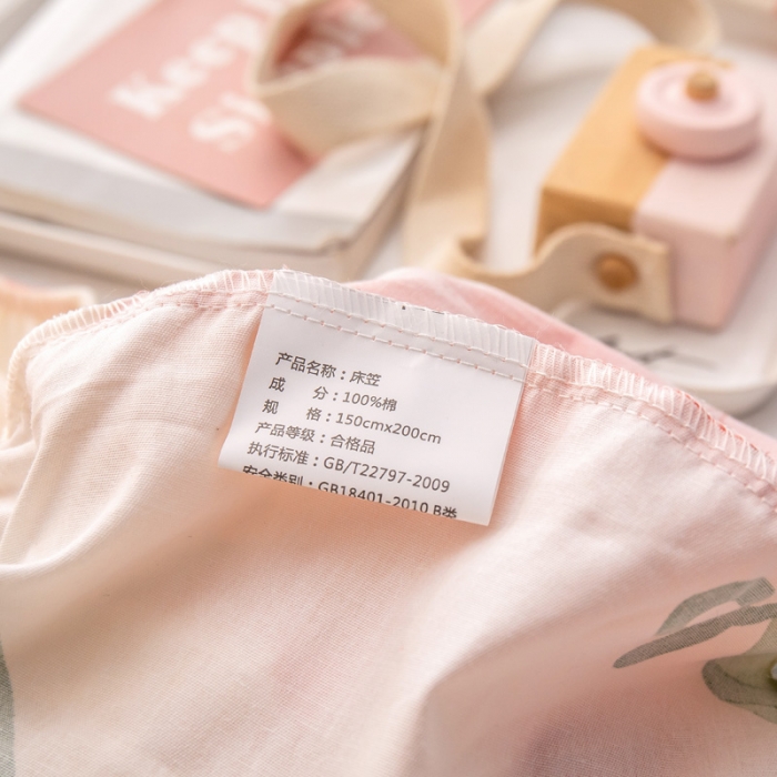 91家纺网 家纺一手货源 找家纺 绵庭 2022新款全棉12868单床笠 西瓜女孩