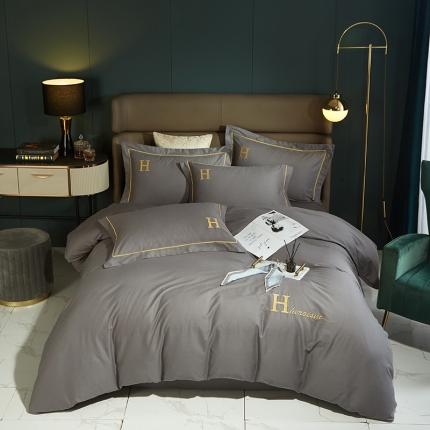 91家纺网 家纺一手货源 找家纺 总-启航家居2025新款直播爆款全棉刺绣四件套-奢华时代