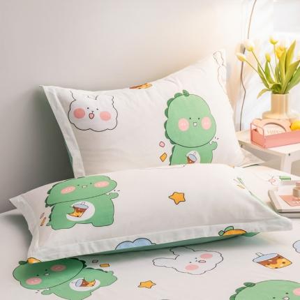 91家纺网 家纺一手货源 找家纺 （总）绵庭 2022新款全棉12868单枕套