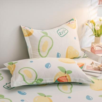 91家纺网 家纺一手货源 找家纺 （总）绵庭 2022新款全棉12868单枕套