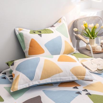 91家纺网 家纺一手货源 找家纺 （总）绵庭 2022新款全棉12868单枕套