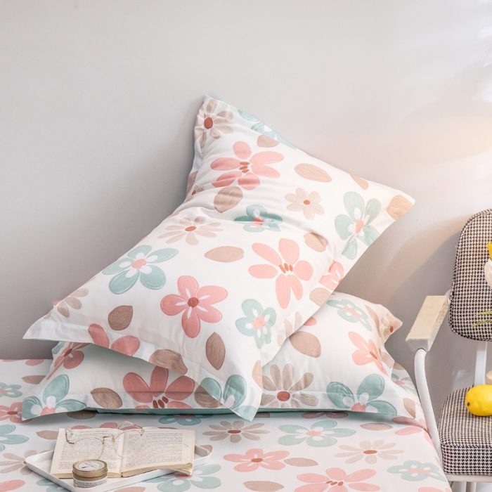 91家纺网 家纺一手货源 找家纺 （总）绵庭 2022新款全棉12868单枕套