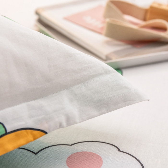 91家纺网 家纺一手货源 找家纺 绵庭 2022新款全棉12868单枕套 恐龙宝宝