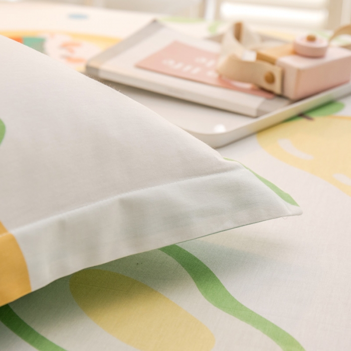 91家纺网 家纺一手货源 找家纺 绵庭 2022新款全棉12868单枕套 芒果小子