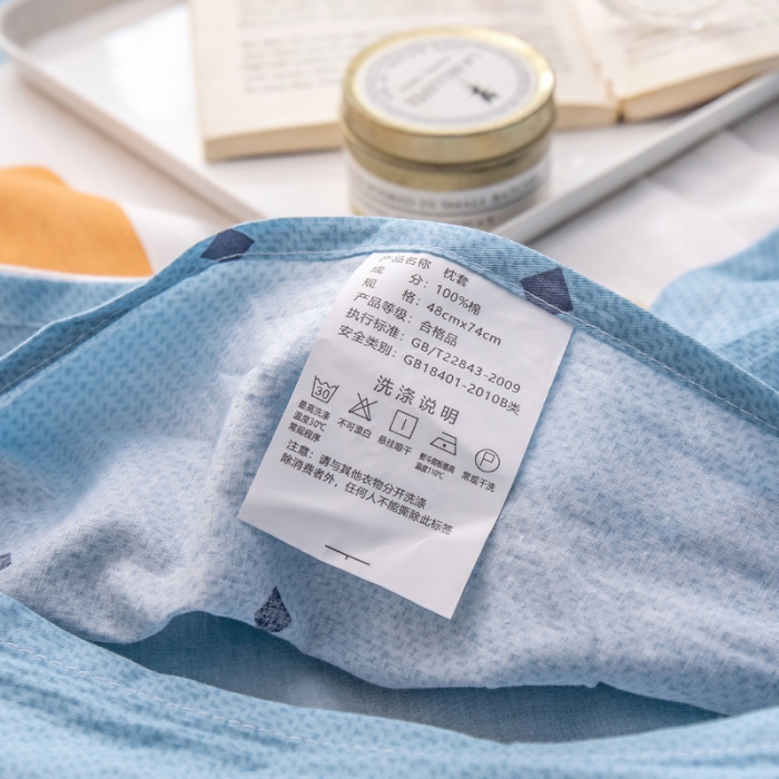 91家纺网 家纺一手货源 找家纺 绵庭 2022新款全棉12868单枕套 时间定格